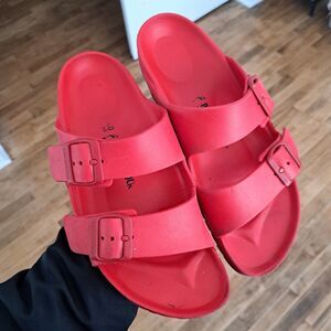 Birkenstock red size 40 sandals